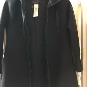 Calvin Klein Black Performance Hooded Jacket